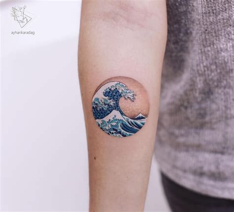 28+ Amazing Great wave tattoo instagram ideas