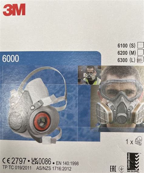 3M 6300 Respirator Large includes 6059 filter