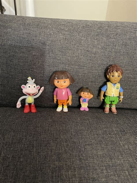 Dora the Explorer Dora Diego Adventurer Exploration Friends Figure Toy Lot