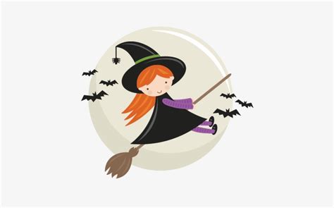 Halloween Baby Witch Clip Art - Cute Witch Clipart - Free - Clip Art Library