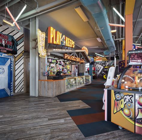 interior design for an arcade in mission beach, california | Mall design, Shopping mall design ...