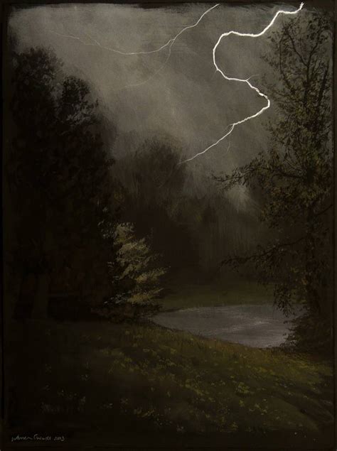 A Dark and Stormy Night Painting by Warren Criswell | Saatchi Art