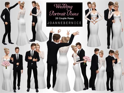 Wedding Pose Pack 1 Sims 4 Couple Poses Sims 4 Wedding Dress Sims 4