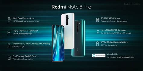 Xiaomi Redmi Note 8 Pro Launches in India Starting at Rs 13,999: Price, Specifications and ...