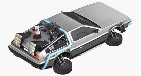 3D delorean flying model - TurboSquid 1339172