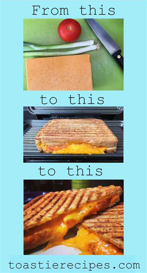 Cheese, Tomato and Onion Toastie - Toastie Recipes