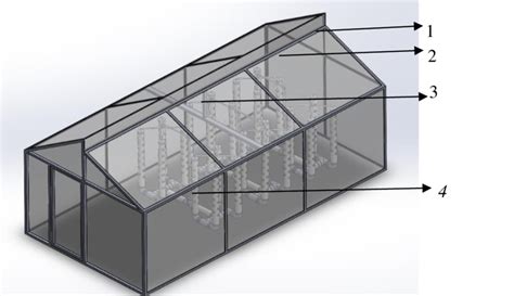 Greenhouse Design Technical Drawing. | Download Scientific Diagram