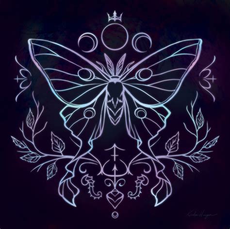 Glyph of the Moth Commission for itsalostgirlthing Moth magic is about ...