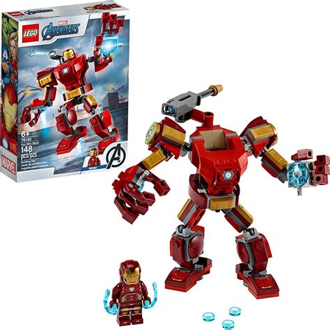 Buy LEGO Marvel Avengers Iron Man Mech 76140 Kids’ Superhero Mech Figure, Building Toy with Iron ...