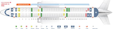 Air Canada Airbus A321 Seat Map