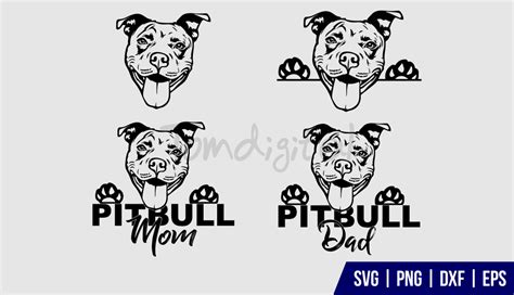 Pitbull Clipart SVG Bundle - Gravectory