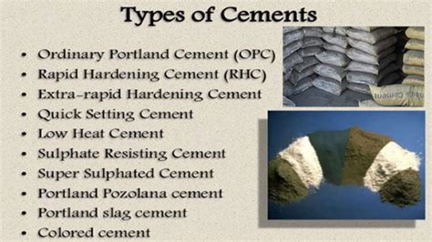 What Is Cement Types Of Cement Concrete Network | Images and Photos finder