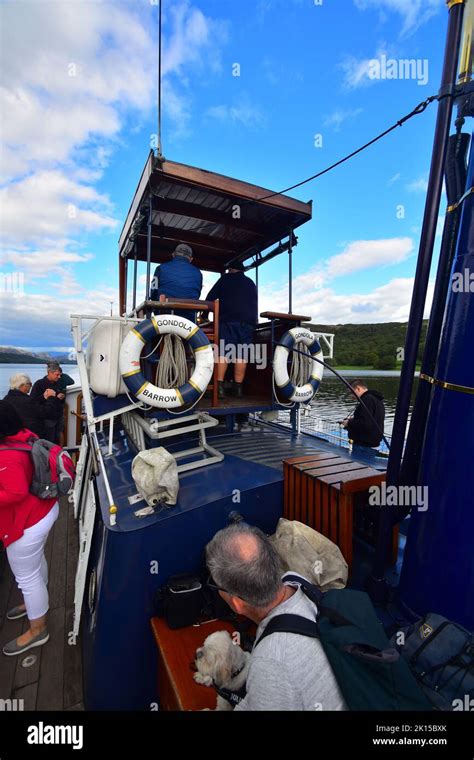 Steam Yacht Gondola Coniston Lake District Stock Photo - Alamy