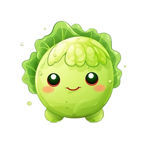 Colorful Cute Cartoon Vegetable Cabbage, Cabbage, Colorful, Vegetables PNG Transparent Image and ...