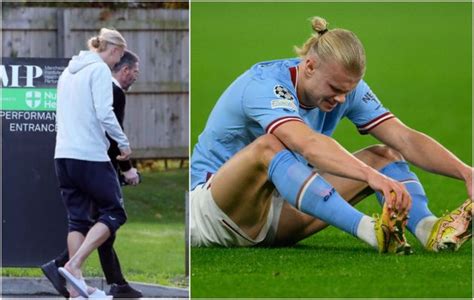 Man City injury news: Erling Haaland limping to medical centre