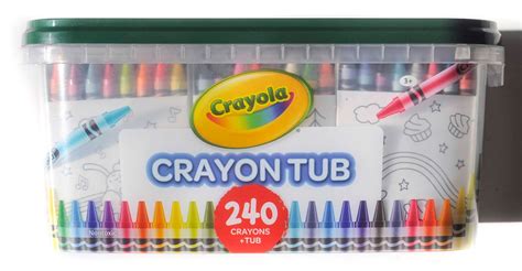 240 Count Crayola Crayon Tub | Jenny's Crayon Collection