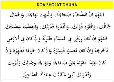 Doa Sholat Dhuha, Arab, Latin, Terjemah Indonesia dan Tafsirnya