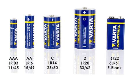 Battery Size Chart : what are the sizes of batteries?