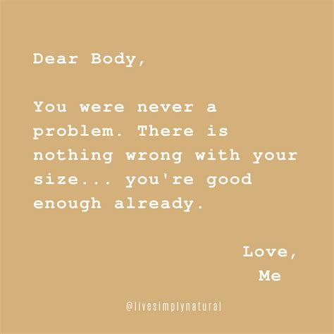 Body Positive Quotes For Better Body Image - Live Simply Natural