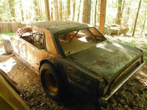 VINTAGE 65 FORD MUSTANG LATEMODEL ASPHALT RACE CAR CALIFORNIA OVEL TRACK DIRT 49 for sale in ...