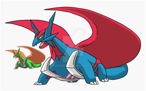 Salamence Mega Evolution Png, Transparent Png - kindpng