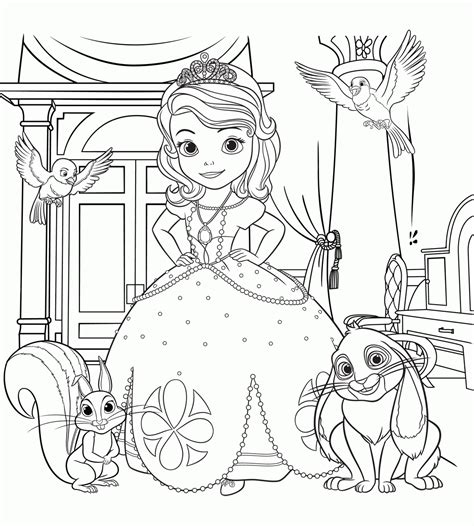 Free Princess Sofia Coloring Pages Coloring Pages