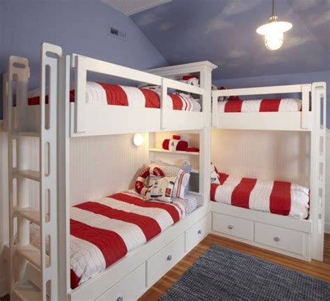 27 Kids Bunk Beds With Efficient Storage | Corner bunk beds, Bunk beds ...