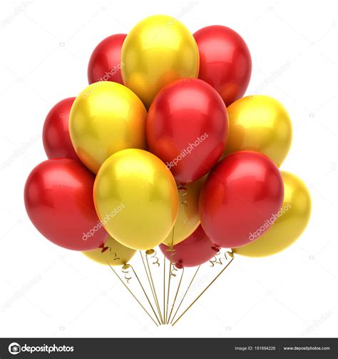 Red & Yellow Balloons Stock Photo by ©md3d 181694226