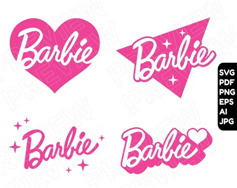 Barbie Logo Bundle Svg Barbie Logo Vector Barbie Birthday Barbie | Porn Sex Picture