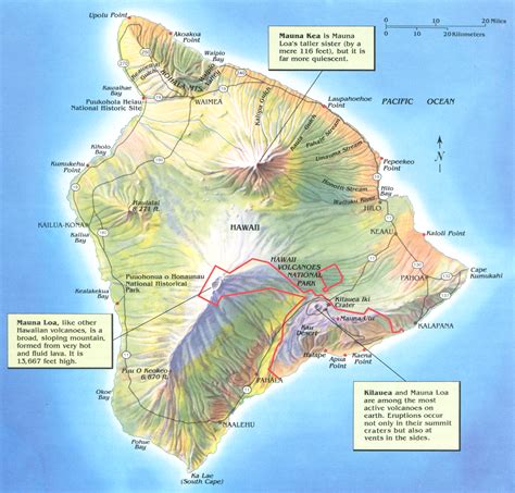 Hawaii Volcano National Park Map - Maps Model Online