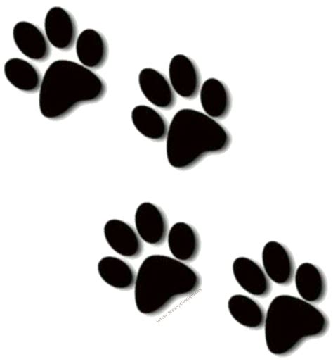 Dog paw print stamps dog prints clip art clipartcow 3 – Clipartix