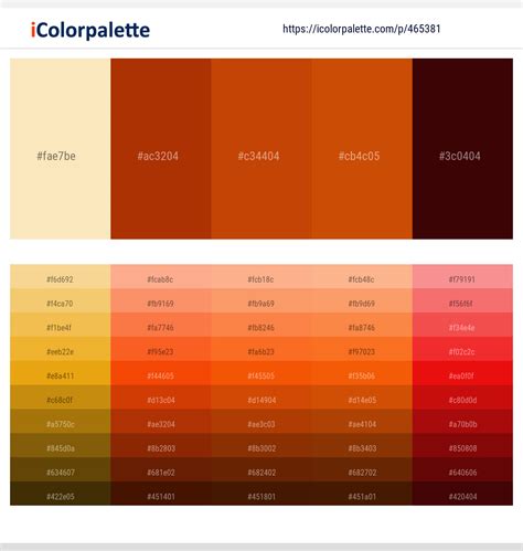 36 Latest Color Schemes with Burnt Orange Color tone combinations | 2022 | iColorpalette