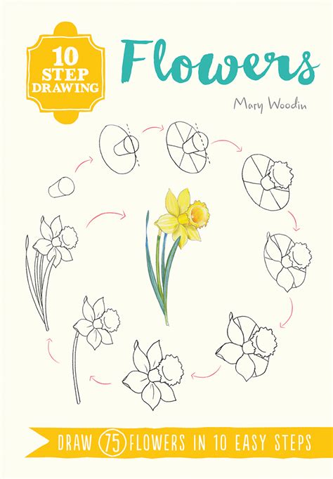 Search Press | 10 Step Drawing: Flowers by Mary Woodin