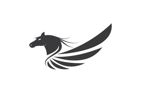 Pegasus Vector Logo Template Vector Graphic by juliochaniago55 · Creative Fabrica