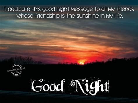 Good Night Wishes For Friends - Good Night Pictures – WishGoodNight.com