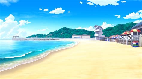 Anime Beach Wallpaper ~ 32 Anime Beach Wallpapers | Bochicwasure