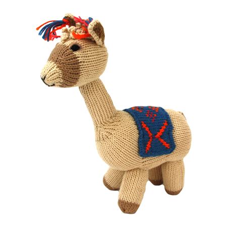 Cotton Llama Stuffed Animal Fair Trade from Peru