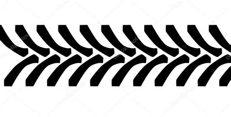 Tractor Tyre Tread Marks Stock Vector by ©BigAlBaloo 90949148