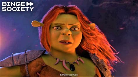 Shrek Forever After | Warrior Fiona and waffle hole | Cartoon for kids - YouTube