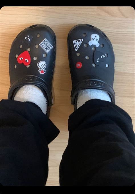 black crocs ️ | Black crocs, Crocs fashion, Crocs jibbitz ideas