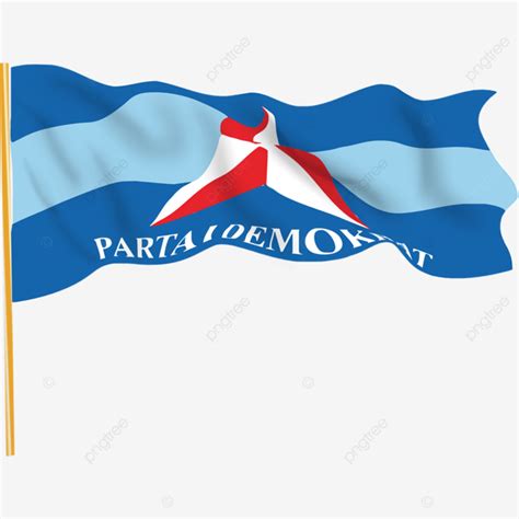 Bendera Partai Demokrat, Demokrat Berkibar, Logo Demokrat, Logo Partai Demokrat PNG and Vector ...