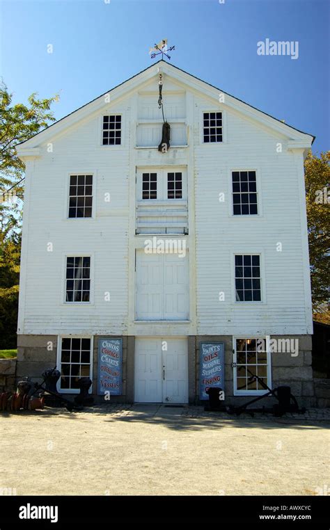 Ships outfitters at Mystic Seaport Village in Connecticut Stock Photo - Alamy