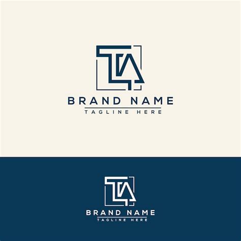 Premium Vector | Ta logo design template vector graphic branding element