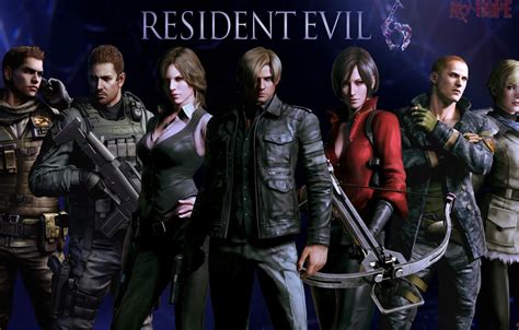 Wallpaper Resident Evil, Resident Evil 6, Leon Scott Kennedy, Helena Harper, Chris Redfield ...