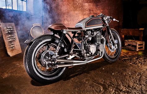 FOUR POT SUPERSHOT. A Classic Honda CB550 Cafe Racer from Mellow ...