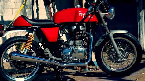 royal enfield cafe racer - YouTube