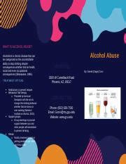 Alcohol Abuse Pamphlet.docx - WHAT IS ALCOHOL ABUSE? Alcoholism is ...