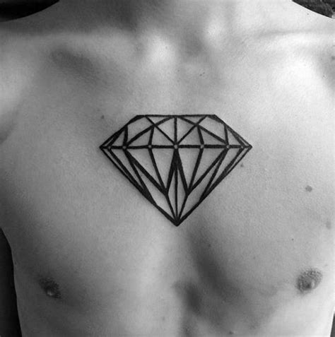 50 Traditional Diamond Tattoo Designs For Men - Jewel Ink Ideas