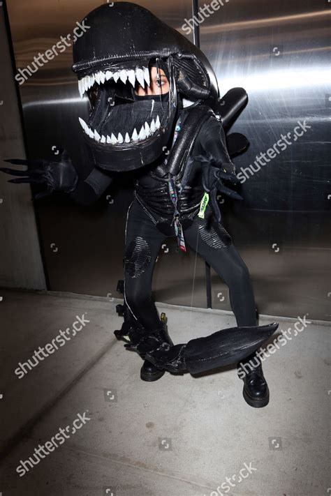 Alien Xenomorph Cosplayer Editorial Stock Photo - Stock Image ...