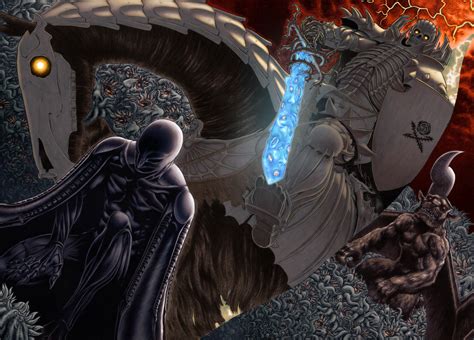 Berserk HD Wallpaper: Griffith and Skull Knight